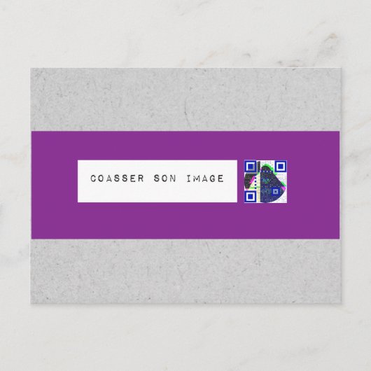 Carte "Coasser son afbeelding" Briefkaart (Voorkant)