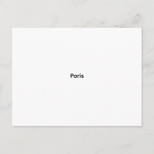 Carte d’invitation de mariage élégante et personna briefkaart (Voorkant)