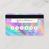 Carte de crédit Holos Nail Tech Visitekaartje (Achterkant)