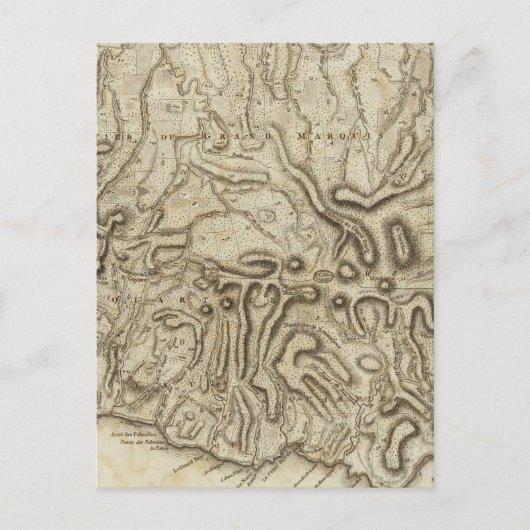 Carte de l'Isle de la Grenade Briefkaart (Voorkant)