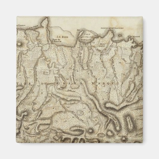 Carte de l'Isle de la Grenade Magneet (Voorkant)