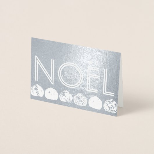 Carte de Noël contemporaine personnable Folie Kaarten (Voorkant)