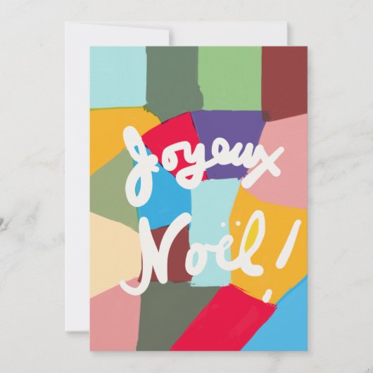 Carte de Noël-stijl contemporain de Bebejabets (Voorkant)