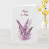 Carte de réconfort lilas – Pense à vous Kaart (Gele Bloem)