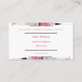 Carte de visite visitekaartje (Achterkant)