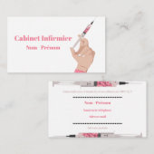 Carte de visite visitekaartje (Voorkant / Achterkant)