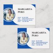 Carte de visite visitekaartje (Voorkant / Achterkant)