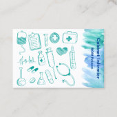 Carte de visite visitekaartje (Voorkant)