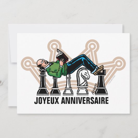 Carte de voeux d'anniversaire de papa grand maître kaart (Voorkant)