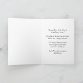 Carte de voeux Greyhounden fête Feestdagen Kaart (Binnen)