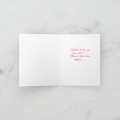 Carte de voeux pliées kaart (Binnen)