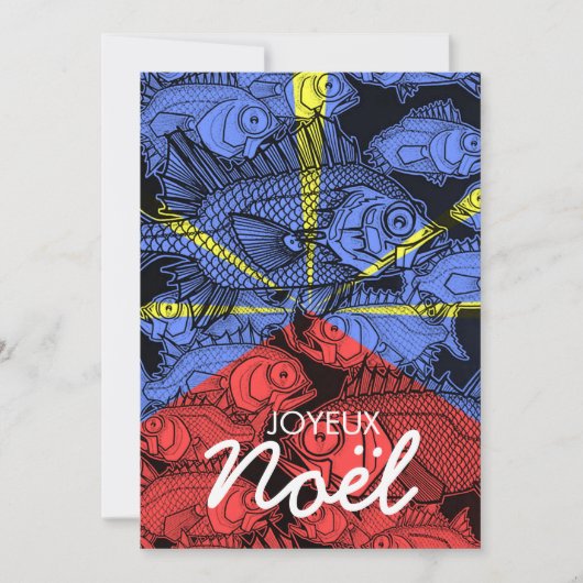 Carte de voeux pour Noël Feestdagenkaart (Voorkant)