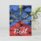 Carte de voeux pour Noël Feestdagenkaart (Staand voorkant)