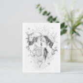 Carte Douces retrouvailles Briefkaart (Staand voorkant)