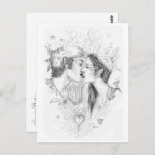 Carte Douces retrouvailles Briefkaart (Voorkant / Achterkant)