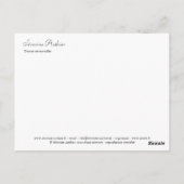 Carte Douces retrouvailles Briefkaart (Achterkant)