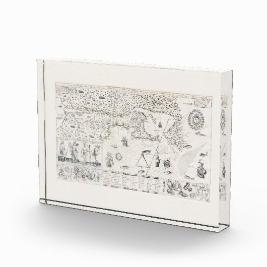 Carte Française Canada (Québec) par Chamclear 1612 Fotoblokken (Rechts)