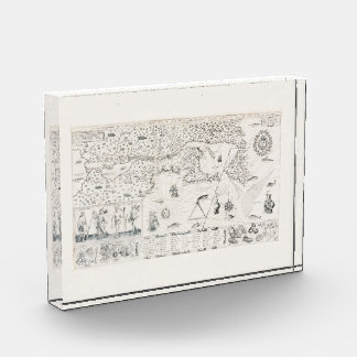 Carte Française Canada (Québec) par Chamclear 1612 Fotoblokken