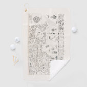 Carte Française Canada (Québec) par Chamclear 1612 Golfhanddoek (Insitu)