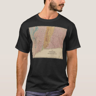 Carte gologique ancienne du Connecticut 1842 klass T-shirt