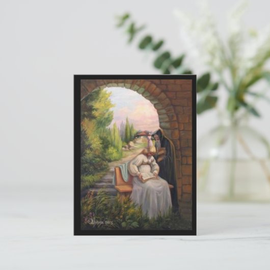 Carte illusion Visage Briefkaart (Staand voorkant)