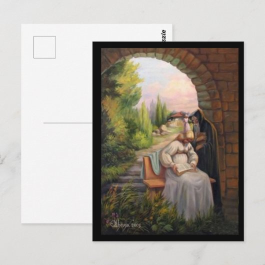 Carte illusion Visage Briefkaart (Voorkant / Achterkant)