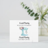 Carte imprimable, les bonnes mamans vous laissent briefkaart (Staand voorkant)