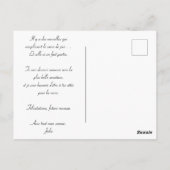 Carte "Ma meilleure amie va devenir maman" Briefkaart (Achterkant)