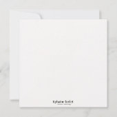 Carte Noël, Robin Chritsmas card Kaart (Achterkant)