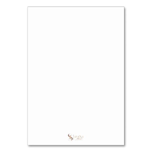 Carte Plan de table Kaart (Achterkant)