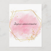 Carte postal Joyeux anniversaire Briefkaart (Voorkant)