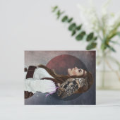 Carte postal "Lady Owl". Briefkaart (Staand voorkant)