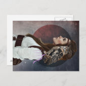 Carte postal "Lady Owl". Briefkaart (Voorkant / Achterkant)
