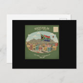 carte postal  l'Afrique du Sud  Briefkaart (Voorkant / Achterkant)