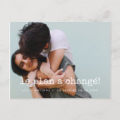 Carte postale Aankondigen Mariage reporté ou annul Briefkaart (Voorkant)