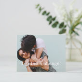 Carte postale Aankondigen Mariage reporté ou annul Briefkaart (Staand voorkant)