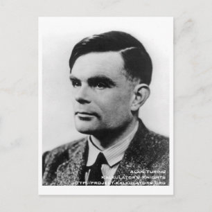 Carte postale Alan Turing Briefkaart