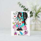 carte postale alice aux pays des merveilles briefkaart (Staand voorkant)
