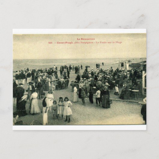 carte postale ancienne "Canet plage 66 France" Briefkaart (Voorkant)