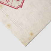 Carte Postale Bird Set 4 of 4 (Bird's Nest Ticket) Tissuepapier (Detail)