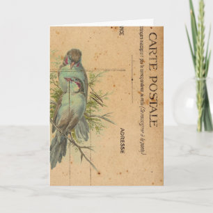 Carte Postale Blue Bird Digital Art Birthday Kaart