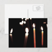 carte postale bougie briefkaart (Voorkant / Achterkant)