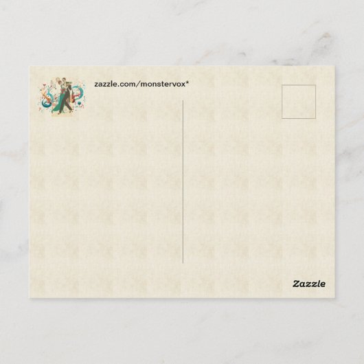 Carte Postale Briefkaart (Achterkant)