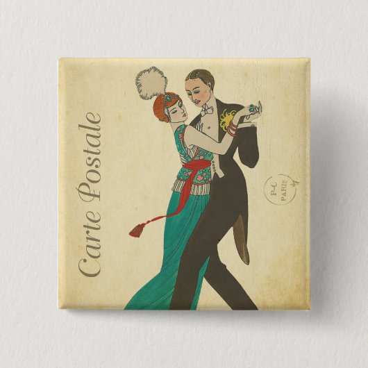 Carte Postale Button (Voorkant)
