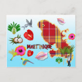 Carte postale de la Martinique Briefkaart (Voorkant)