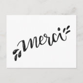 Carte postale de remerciement briefkaart (Voorkant)