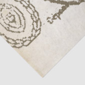 Carte Postale Decoupage Franse  Postmark Tissuepapier (Detail)