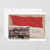 Carte postale "Elsass" Maison des Ménétriers Briefkaart (Voorkant / Achterkant)