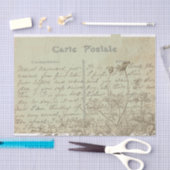 Carte Postale English Script  Wildflower Tissuepapier (Craft)