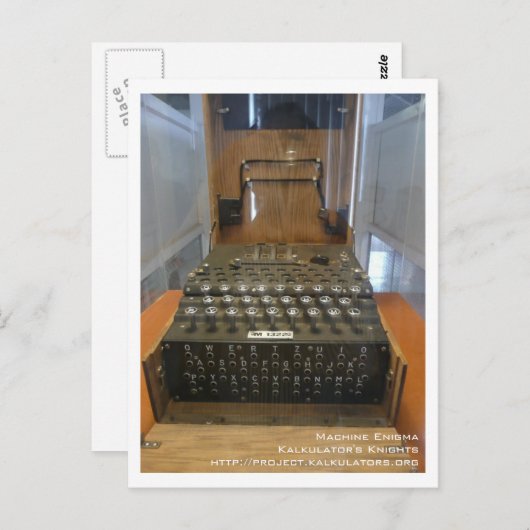 Carte postale Enigma Briefkaart (Voorkant / Achterkant)